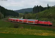 RE 5180 (Kreuzlingen-Karlsruhe Hbf) mit Schublok 146 238-1 