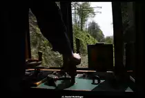 Eine Impression aus dem Rheinbahnwagen 107, der die Mitglieder der IGN Rhein-Neckar e.V. am 15.05.2010 �ber die Bergische Museumsbahn bef�rderte.