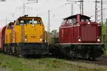 Railion NL 6466 und EfW 212 325 am 21.5.10 in ratingen-Lintorf