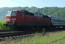 181 210 f�hrt mit IC 333 am 22.5.10 durch Ediger-Eller