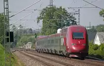 4345 als THA aus K�ln nach Paris-Nord als Umleiter bei Km 28.8 bei Geilenkirchen, 22.5.10