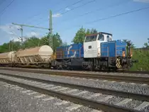 Eine Lok der VPS aus Richtung Braunschweig G�terbahnhof.