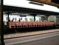 Am 29.5.2010 wurde dieser Niederbordwagen als Fahrradwagen benutzt.Er wurde f�r den Regenbogenexpress gebraucht.