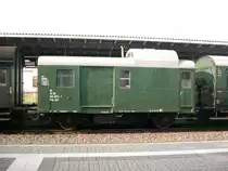 Am 29.5.2010 war dieser Packwagen 40 50 DR 940 0372-1 Pwg,im Dampfsonderzug eingestellt.Er diente zum Fahrradtransport.