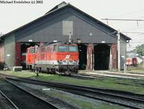 2143 073-3 in der Traktion Wien Ost, am 30-08-2002