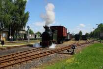 I K No.54 beim Rangieren in M�geln. (4.6.2010)