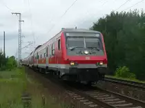 Begehrte Objekte beim Bahnbildertreffen waren nat�rlich die ILA-Shuttles, die zahlreiche Fahrg�ste von Lichtenberg aus zum Flughafen Sch�nefeld brachten. 12.6.2010