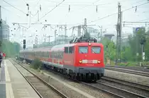110 210 am 16.05.10 beim bereitstellen des Dz 2603 nach Hamburg am Heimeranplatz