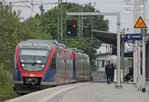 643 211-5 und 643 203-2 als RB20 (11524/11574) nach Alsdorf-Annapark bei der Ausfahrt in Aachen Rothe-Erde, 1.6.10