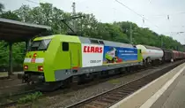 Auf Grund der Umleiter von der SFS an diesem Wochenende zog es mich mal wieder nach Eichenberg! 152 005-5 zog am 12.06.2010 ihren G�terzug von Kassel kommend durch Gleis 5 dem Norden entgegen...! Man beachte mal wie sch�n sauber die Lok ist...!:-)