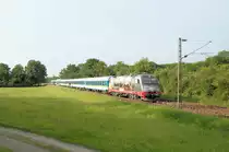 Der neue Streich von Arriva und Gudrun Geiblinger: 183 001 auf den ersten Kilometern mit Alx 87017 von Schwandorf nach M�nchen in Feldmoching