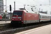 Dortmund Hbf, 25.6.´10: BR 101 103-0 f�hrt mit ihrem IC nach Berlin S�dkreuz in Dortmund ein.