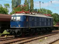 Wie jedes Jahr kam auch in diesem Jahr wieder der St�rtebeckersonderzug nach Bergen/R�gen.W�hrend sich die Reisende in Ralswiek die Vorstellung ansahen,stand der Zug am 26.Juni 2010 abgestellt in Bergen/R�gen.Erst kurz vor Mitternacht ging es wieder zur�ck.Zuglok war die E18 047-0.
