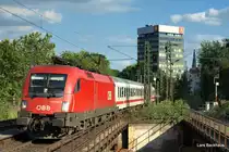 1116 051-2 bei der Einfahrt mit IC 2082  K�nigssee  Berchtesgarden Hbf - Hamburg-Altona in Hamburg-Dammtor am 23.06.10.