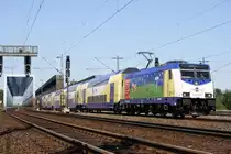 146 535 am 27.06.2010 in Hamburg S�derelbbr�cken mit einem Metronom nach G�ttingen