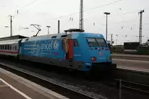 101 016-4 wartet mit ihrem IC in Dortmund am 28.6.´10 auf die Abfahrerlaubnis