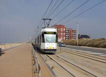 Wagen 6043 bei Raversijde am 14. April 2010
