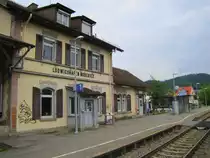Bahnhofsgeb�ude in Ludwigshafen am Bodensee; 21.06.2010