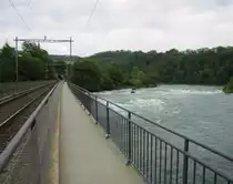 Rheinr�cke bei Schaffhausen am Rheinfall; 21.06.2010