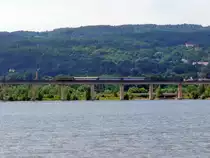 Baureihe 162 der CD auf dem Viadukt Kyjice am 05.07.2010