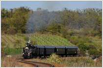 93.1420 am 22.4.2010 mit einem Fotopersonenzug in den Weinbergen n�rdlich von Retz aufgenommen.