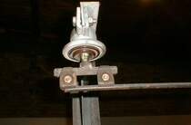 Internationale Rheinregulierung (IRR)Detailfoto der 750 V= Fahrleitung