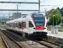 SBB - Regio nach Luzern Triebzug RABe 523 014-4 in Sursee am 04.06.2010