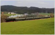 Fotozug SLP 19439 von Attnang-Puchheim nach Hausruck, am 21.4.2010 mit �GEG 78 618 bespannt, kurz vor dem Zielbahnhof aufgenommen.