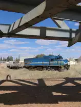 207 mit G�terwagens auf eine Stichstrecke in Gobabis am 7-7-2010.