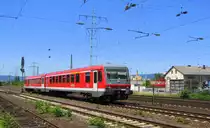DB 928 480 als RB 23317 von T�rkism�hle nach Mainz Hbf, in Mainz-Mombach; 16.07.2010