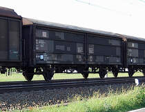 Schiebewandnagen in einem gemischten G�terzug bei Geilenkirchen 3.6.2010