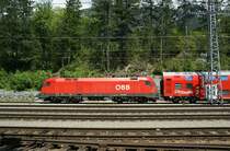 Taurus 1116 073 fahrt in krze mit dem R2325 von Wien Floridsdorf in den Zugendbahnhof Payerbach-Reichenau ein. 6.5.2010 