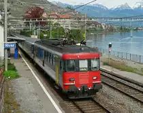 RBe 540 009-8 in Rivaz am 2. Mai 2008.
