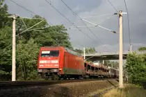 101 062 mit einem Nachtzug in Gifhorn am 15.07.2010