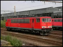 155 152 mit anderen Loks in der Abstehlreihe Wanne-Eickel Hbf, 28.07.2010