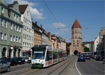 Combino 828 auf der Jakoberstrae (19. Juli 2010)