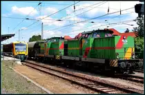 293.01 & 293.01 -ITL- gesichtet im Bhf Neustrelitz.  am 01.07.08 