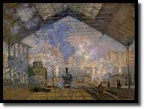 La gare St.-Lazare (Mus�e d'Orsay Paris)