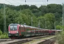 1116 226 an der Spitze des rj662 am 06.08.2010 kurz vor Tullnerbach-Pressbaum.
