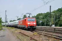 189 061 sehr sauber:-) f�hrt mit einem Autotransportzug Richtung Gro�-Gerau.Aufgenommen in Mainz-Bischofsheim am 25.6.10