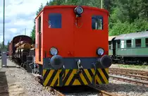 Die Henschel No 1 in betrieb bei IG 3 Seenbahn, hier mit guterzug in BW Seebrugg am 31. 07 2010.