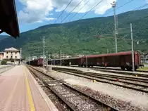 Der Bahnhof Tirano am 5.7.2010