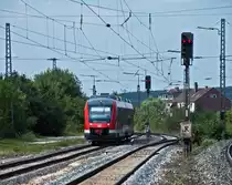 648 322  als RB nach F�rth Hbf am 07.08.2010 beim Bahnbilder-Treffen in N�rnberg.