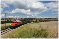 �GEG 1020.37 mit ihrem 95697 (Ersatz f�r 47537) am 9.8.2010 nach Wartberg ob der Aist mit Blick auf Sch�nreith aufgenommen.