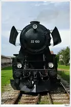52 100 in Erb (Fotostandpunkt ist die EK �ber die B6, welche zum Aufnahmezeitpunkt offen war);15.8.2010.