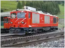 HGm 4/4 61 auf dem Gel�nde der DFB in Oberwald. (15.08.2010)