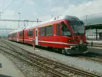 K�rzlich von Stadler Rail an die RhB ausgeliefert,Allegra Triebzug 3506.Er befindet sich z.Zt.im Testbetrieb.Landquart 19.08.10


