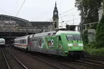 101 040 mit einem IC in Hamburg HBF am 23.07.2010