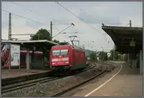 101 125-3 f�hrt solo durch Stuttgart-Untert�rkheim, 17.08.10