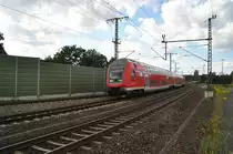 Ein Dosto Steuerwagen, f�hrt am 24.08.2010 in Lehrte. Normalerweise befindet sich der Steuerwagen immer hinten.